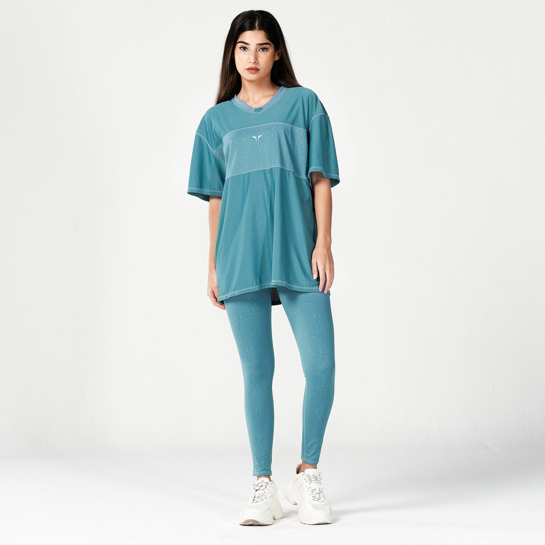 Mesh Reversible Tee - Hydro